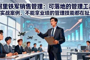 （16436期）阿里铁军销售管理：可落地的管理工具+实战案例，不能拿业绩的管理都在扯淡